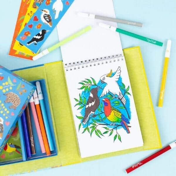 Apresentamos Conjunto para Colorir Animais Australianos com o SKU 836028222 recomendado para + 3 anos
