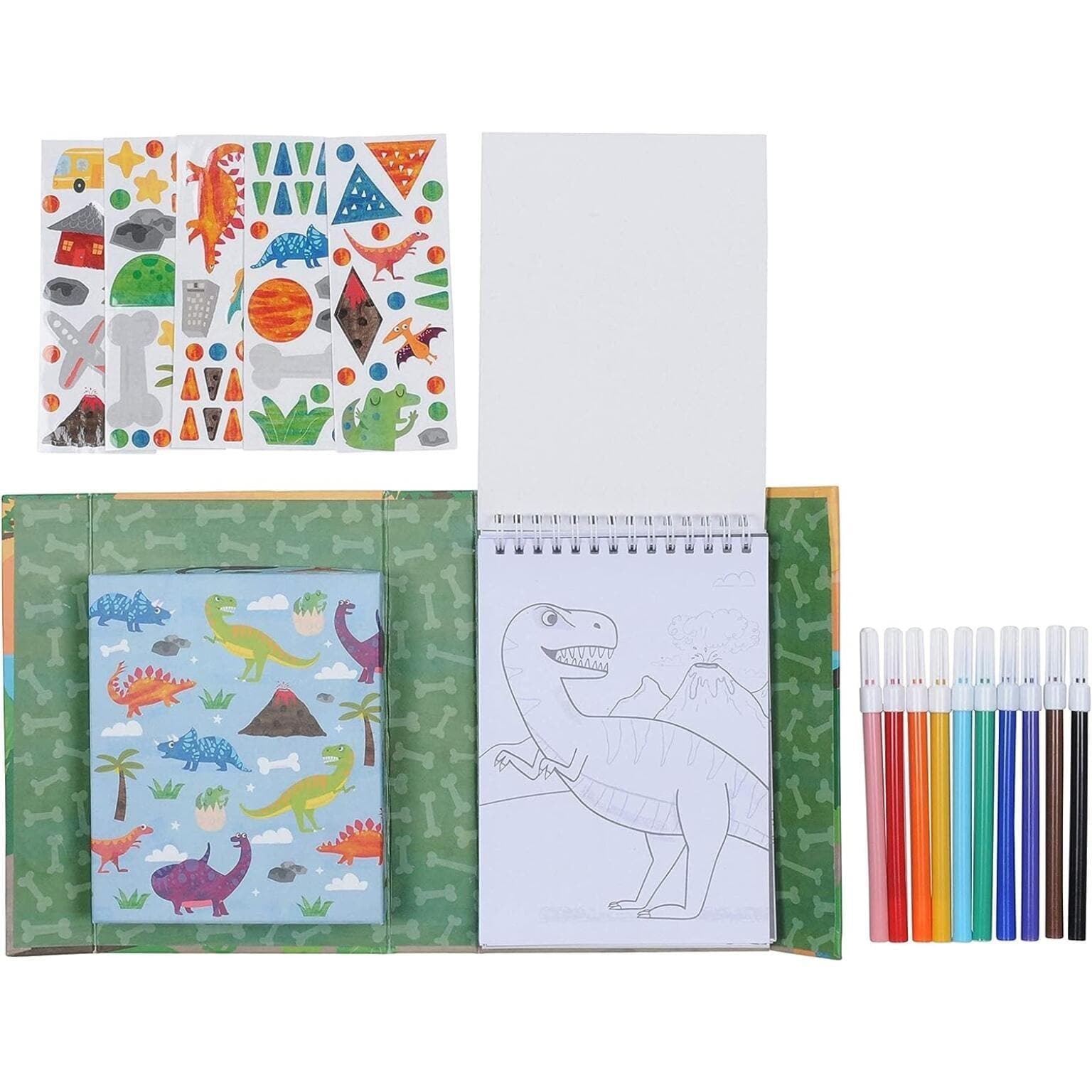 Apresentamos Conjunto para colorir - Dinossauros com o SKU 831401323 recomendado para + 3 anos