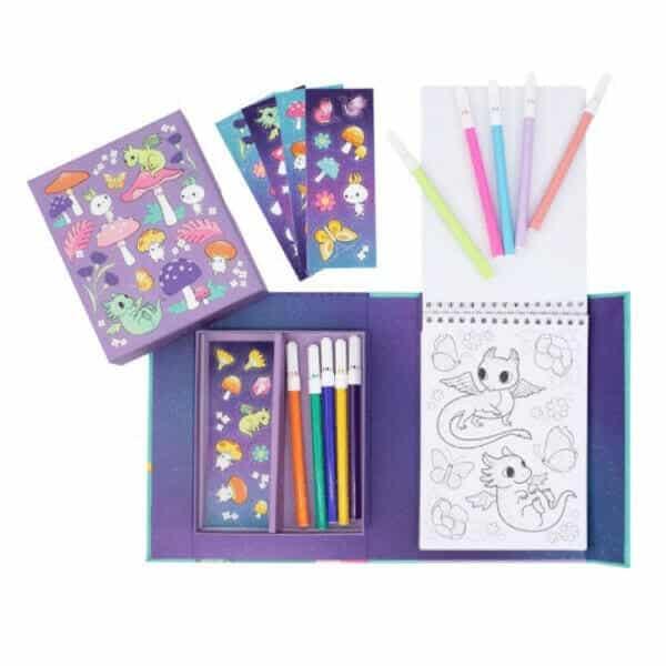 Apresentamos Conjunto para Colorir Floresta Mística com o SKU 836028522 recomendado para + 3 anos