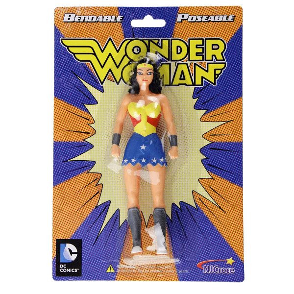 Apresentamos DC Wonder Woman Bendable com o SKU 23390316 recomendado para + 3 anos