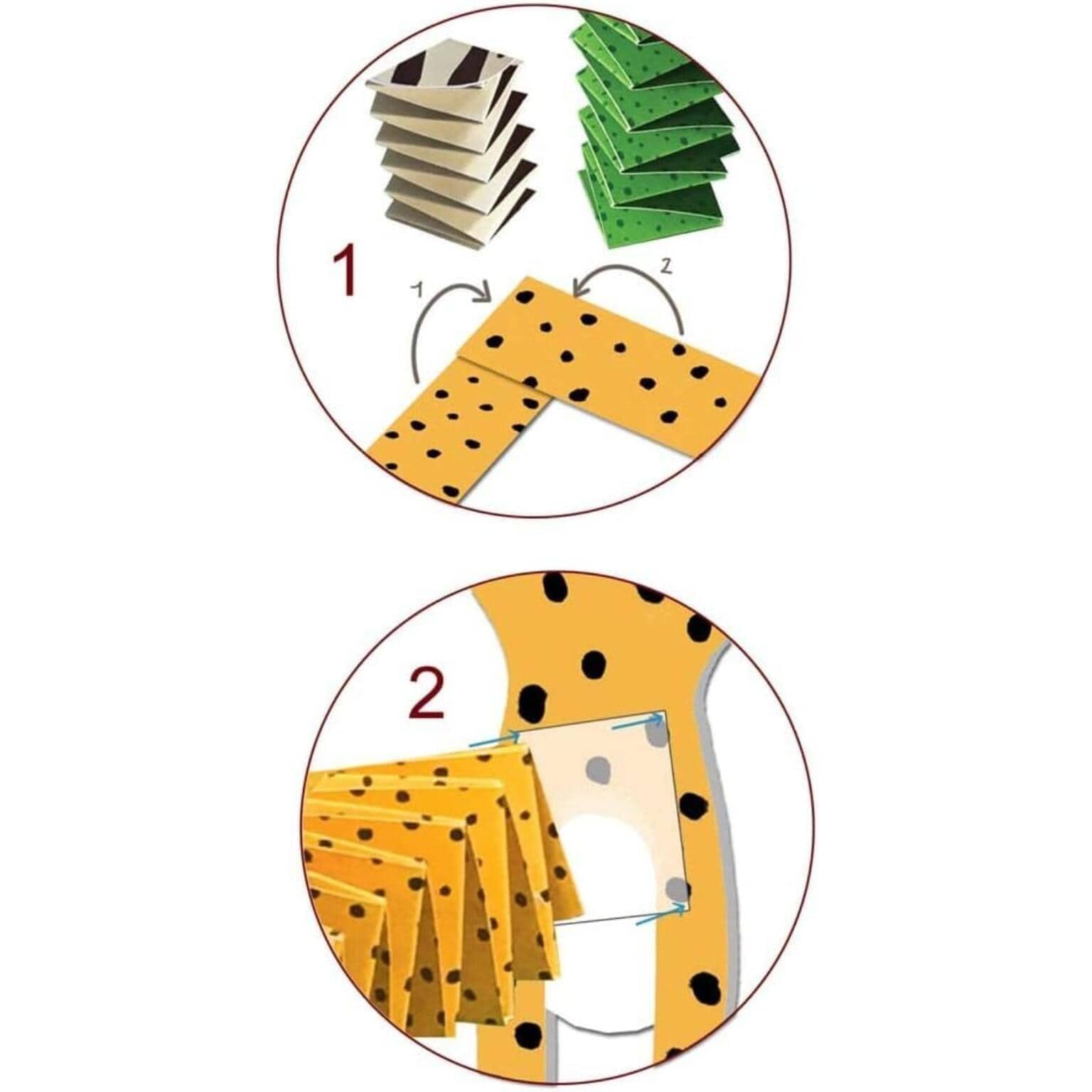 Apresentamos Dobragem em acórdeão - Animais da Savana com o SKU 711396923 recomendado para + 4 anos