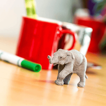 Introducing Rubber figure - Baby Asian Elephant with SKU 432232923 recommended for ages 3+