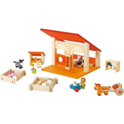 Introducing Wooden Stable with SKU 618250615 recommended for ages 3+
