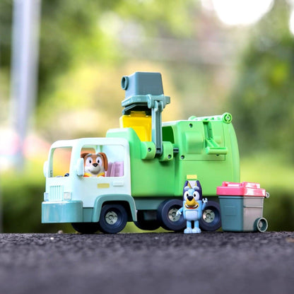 Introducing Bluey and the Garbage Truck with SKU 645640625 recommended for ages + 3 years