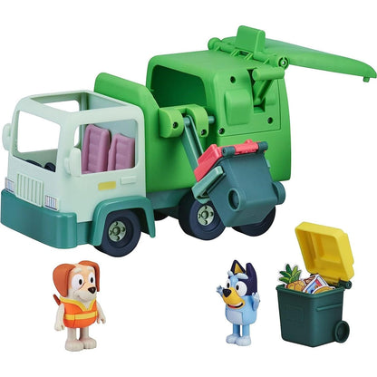 Introducing Bluey and the Garbage Truck with SKU 645640625 recommended for ages + 3 years