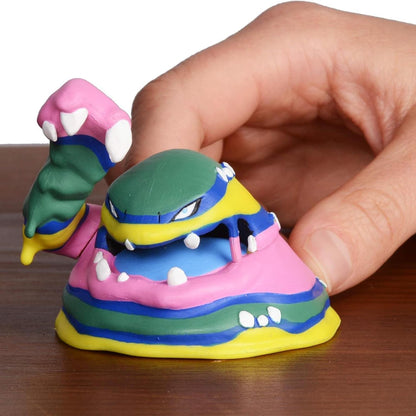 Coloured Alolan Muk Pokémon figure by Jazwares in Battle Figure packaging