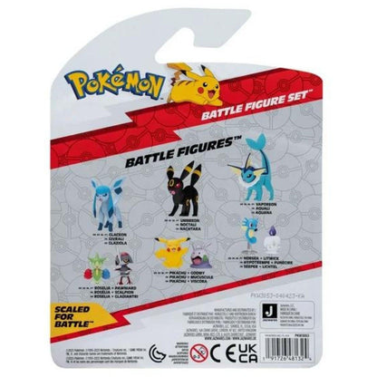 Introducing Pokémon Battle Figures - Pikipek, Galarian Ponyta and Snorunt with SKU 23305324 recommended for ages + 4 years