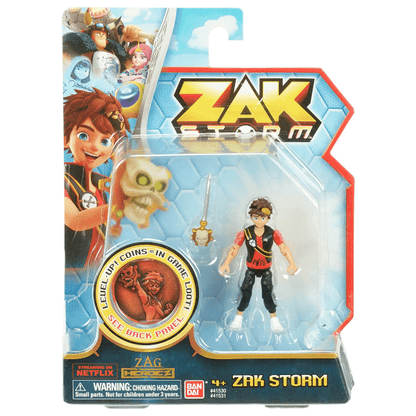 Introducing Zak Storm Figure with SKU 174153018 recommended for ages 4+