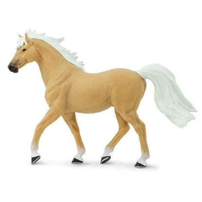 Introducing Palomino Mustang Stallion Rubber Figure with SKU 435230523 recommended for ages 3+