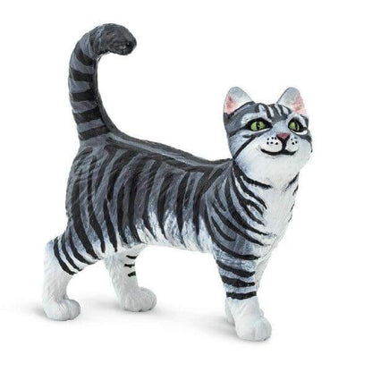Introducing Grey House Cat Rubber Figure with SKU 430012823 recommended for ages 3+