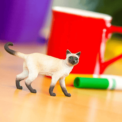 Introducing Siamese Cat Rubber Figure with SKU 430006123 recommended for ages 3+