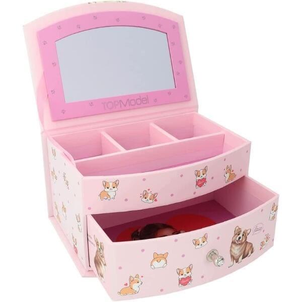 Apresentamos Guarda Jóias Top Model Corgi com o SKU 251228023 recomendado para + 6 anos