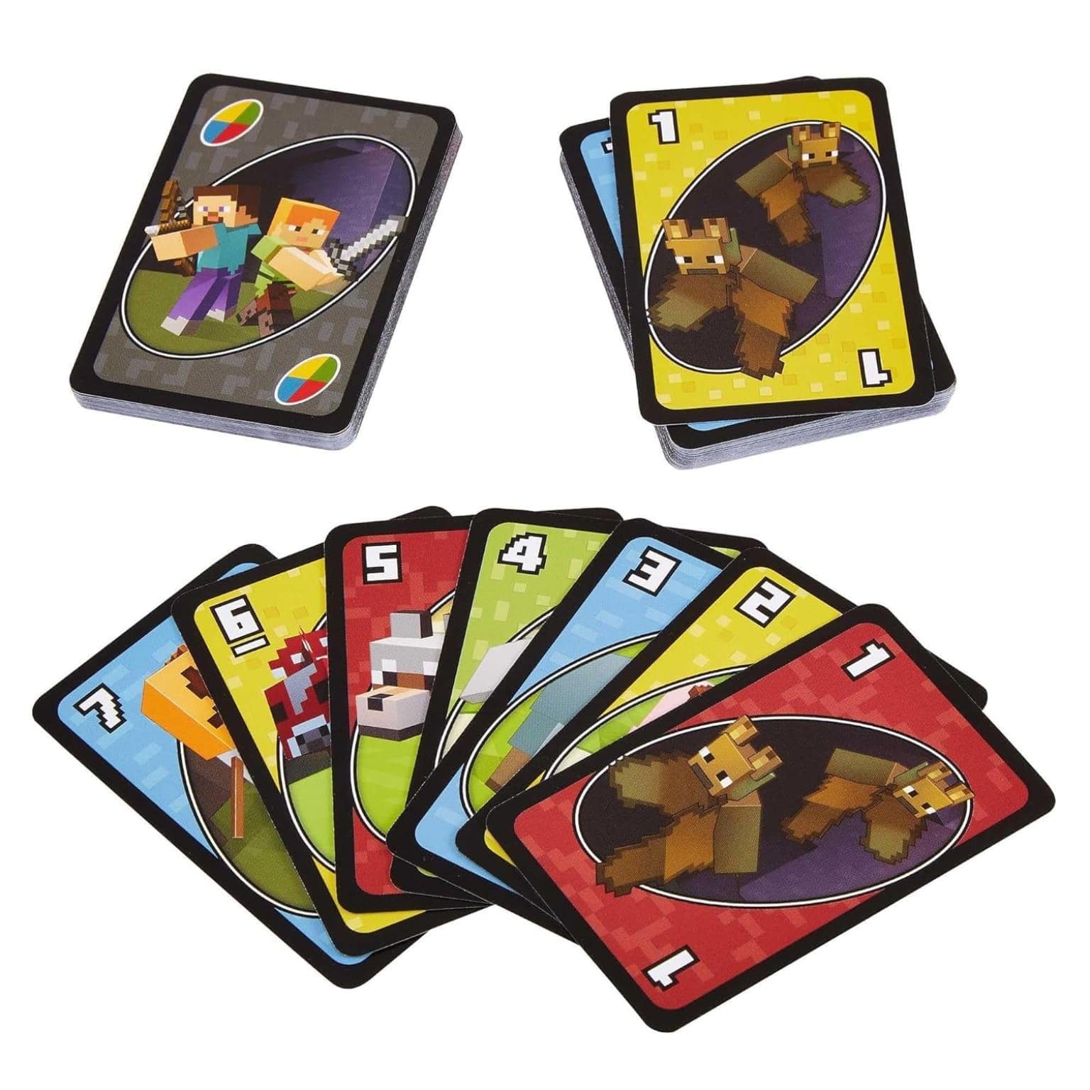 Apresentamos Cartas Uno - Minecraft com o SKU 236067823 recomendado para + 7 anos