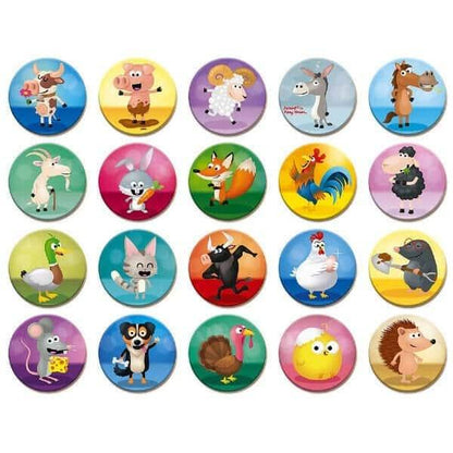 Introducing Memo Rigolooo Memory Game with SKU 220273622 recommended for ages 3+