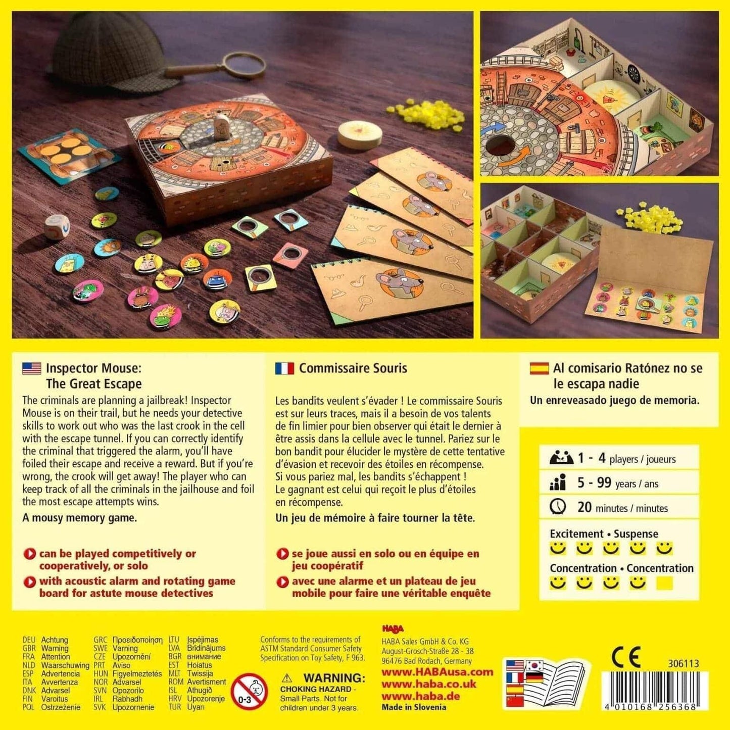 Apresentamos Jogo Inspector Mouse com o SKU 810611323 recomendado para + 5 anos