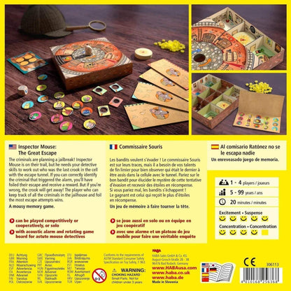 Introducing Inspector Mouse Game with SKU 810611323 recommended for ages 5+