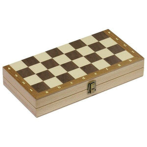 Jogo Xadrez em caixa de madeira - Brincatoys