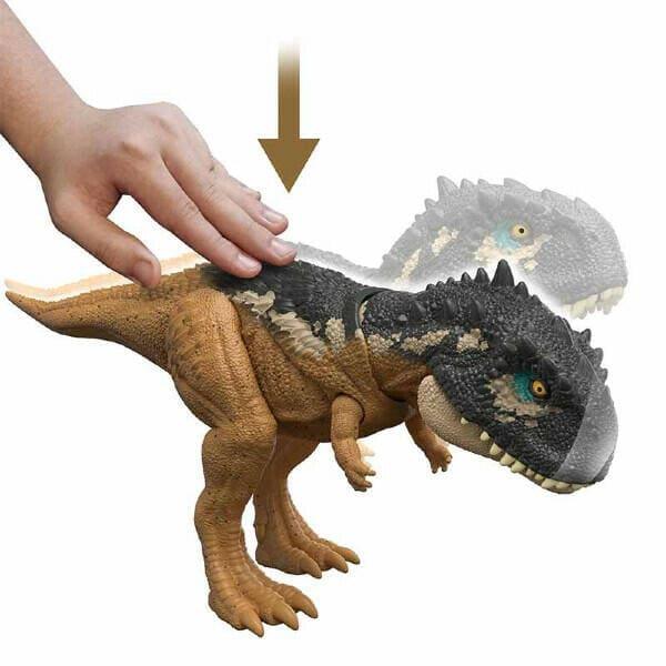 Jurassic World Skorpiovenator ruge e ataca - Brincatoys
