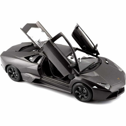 Grey Lamborghini Reventón 1/24 by Bburago with open doors