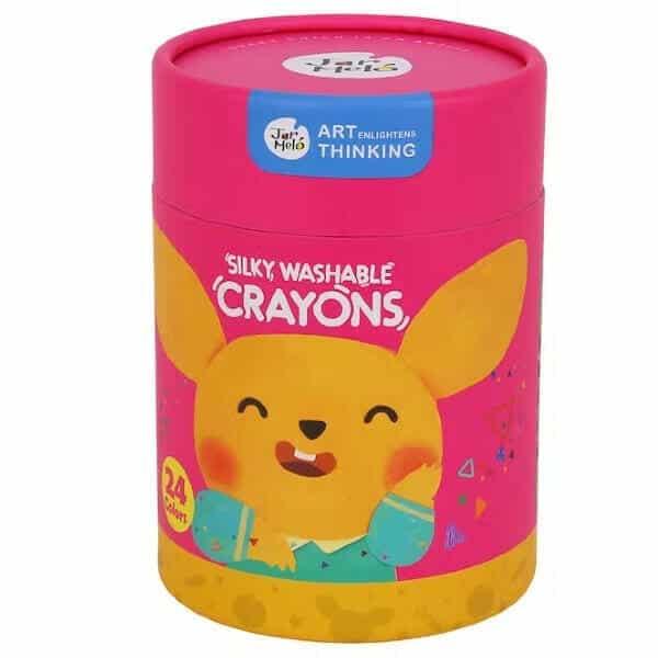 Apresentamos Lápis de cera lavável 24 pçs com o SKU 779044222 recomendado para + 12 meses