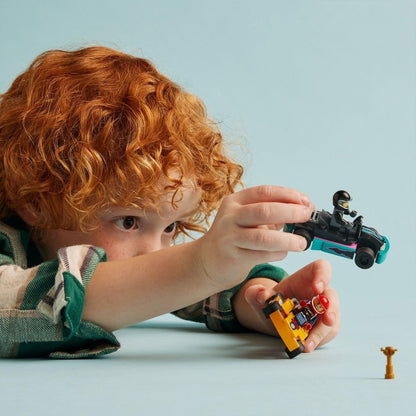 Apresentamos Lego City Carros de Karting e Pilotos com o SKU 666040024 recomendado para + 5 anos