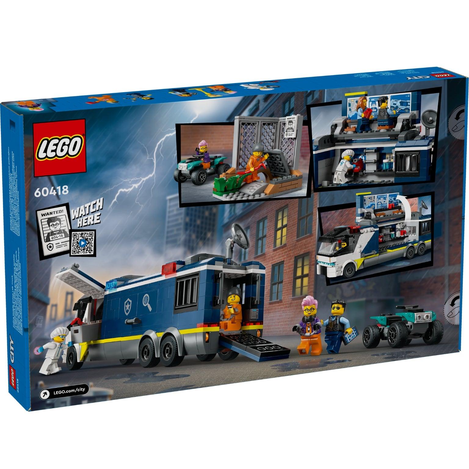 Lego City Camião de Laboratório Criminal da Polícia - Brincatoys