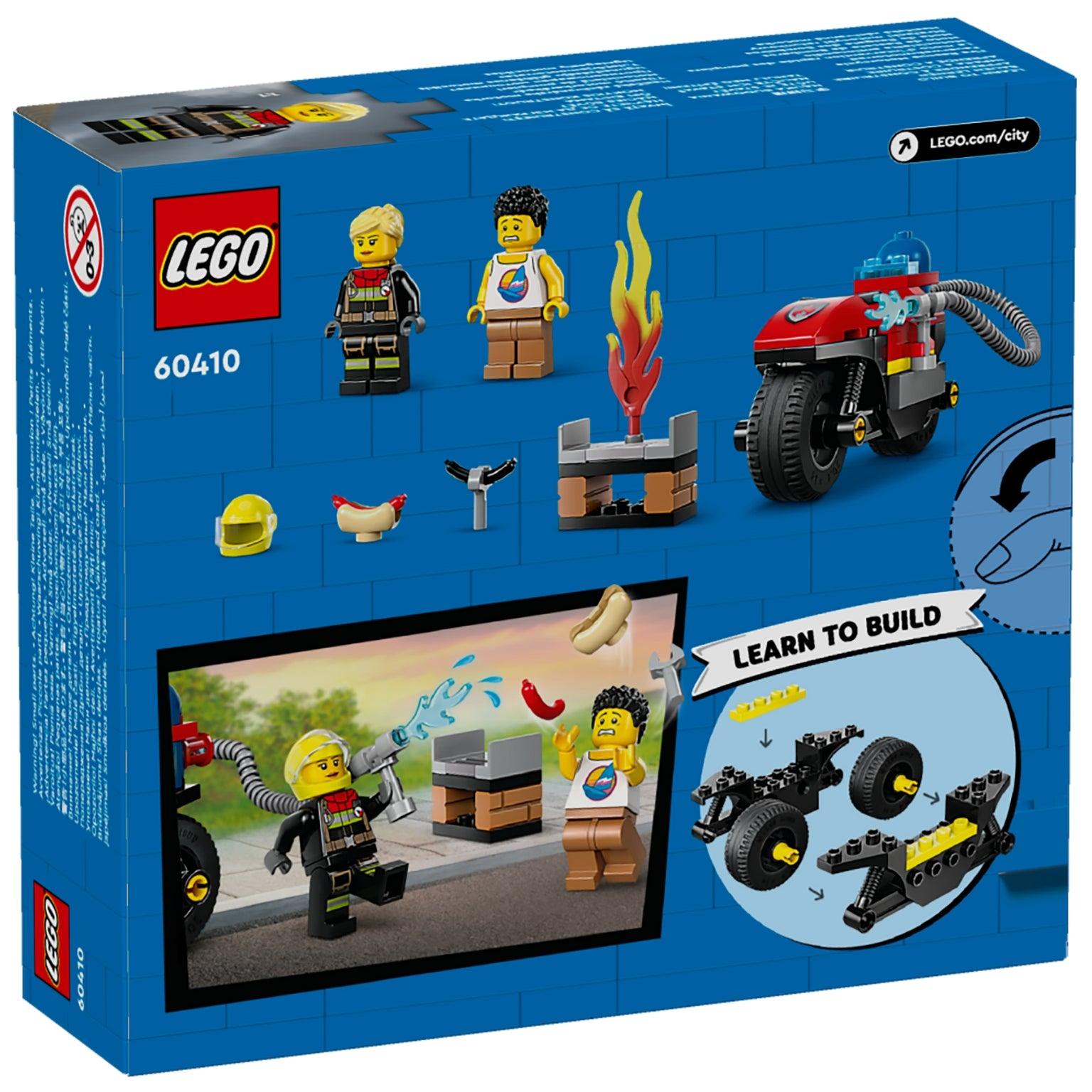 Lego City Mota de Resgate dos Bombeiros - Brincatoys