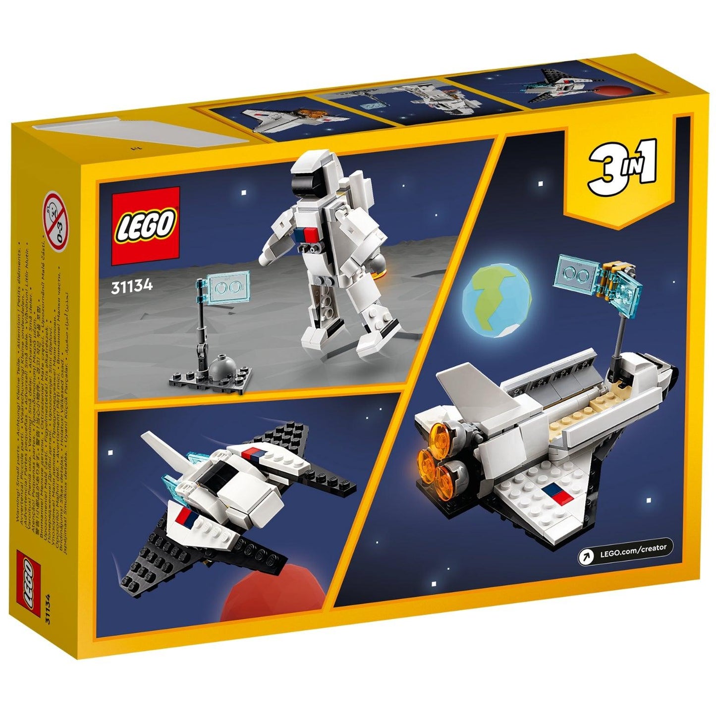 Apresentamos Lego Creator Vaivém Espacial com o SKU 663113425 recomendado para + 6 anos