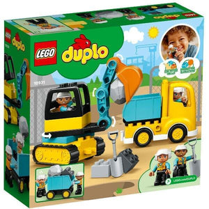 Lego Duplo Camião e Escavadora de Lagartas - Brincatoys