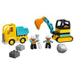 Lego Duplo Camião e Escavadora de Lagartas - Brincatoys