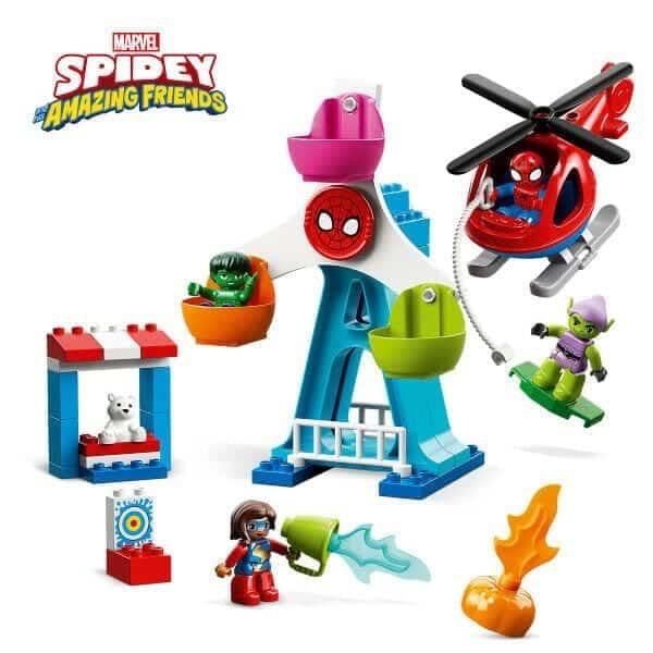 Lego Duplo Spider-Man e Amigos: Aventura na Feira Popular - Brincatoys