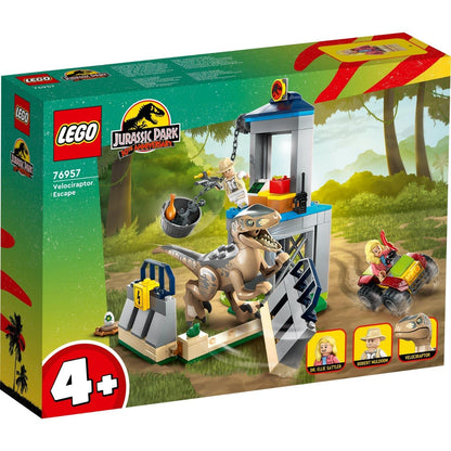 Introducing Lego Jurassic World - Velociraptor Escape with SKU 667695723 recommended for ages + 4 years
