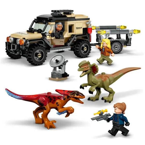 Lego Jurassic World Transporte de Piroraptor e de Dilofossauro - Brincatoys