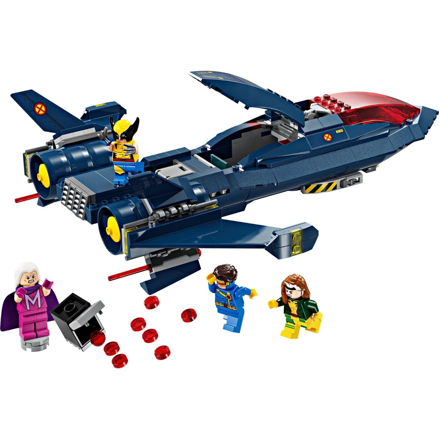 Apresentamos Lego Marvel X-Jet dos X-Men com o SKU 667628124 recomendado para + 8 anos