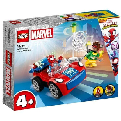 Introducing Lego Marvel Spider-Man's Car and Doc Ock with SKU 661078925, recommended for ages 4+