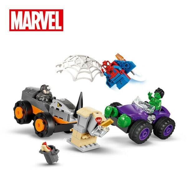 Lego Marvel Confronto de Camiões Hulk vs. Rhino - Brincatoys