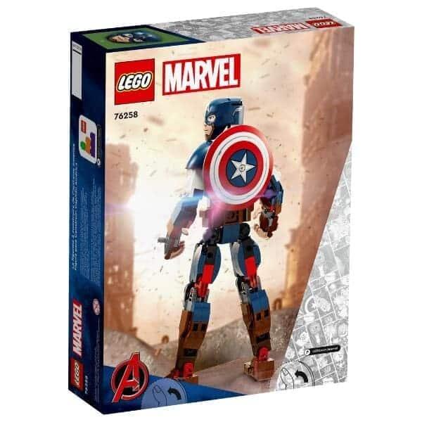 Lego Marvel - Figura de Construção de Capitão América - Brincatoys