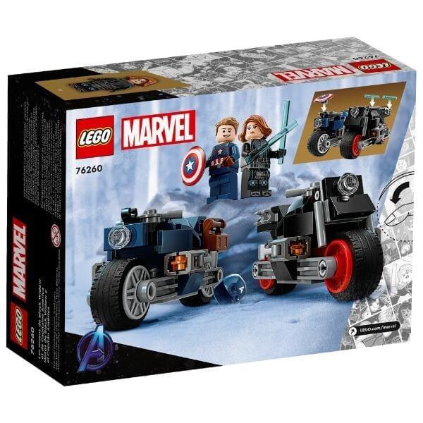 Lego Marvel - Motos de Viúva Negra e Capitão América - Brincatoys
