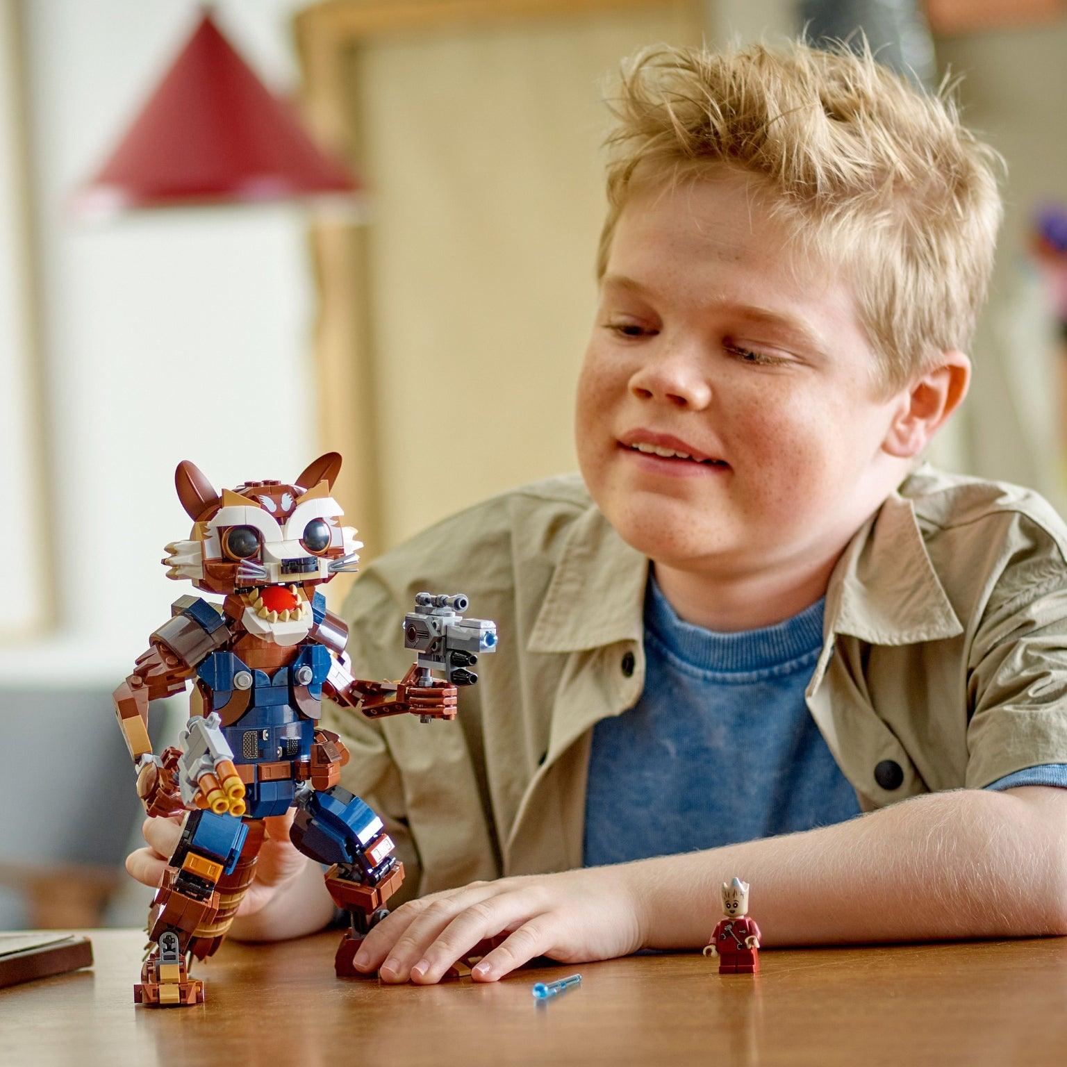 Lego Marvel Rocket e Groot Bebé - Brincatoys