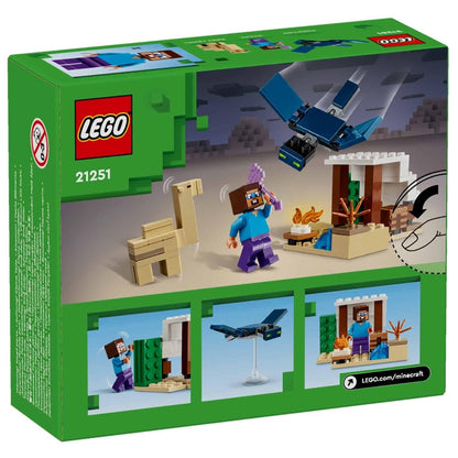 Introducing Lego Minecraft - Steve's Desert Expedition with SKU 662125124 recommended for ages 6+