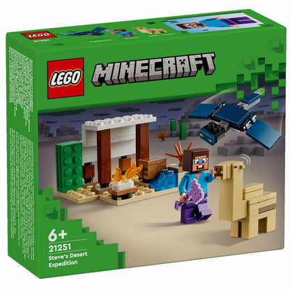 Introducing Lego Minecraft - Steve's Desert Expedition with SKU 662125124 recommended for ages 6+