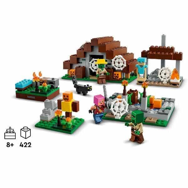 Lego Minecraft A Aldeia Abandonada - Brincatoys
