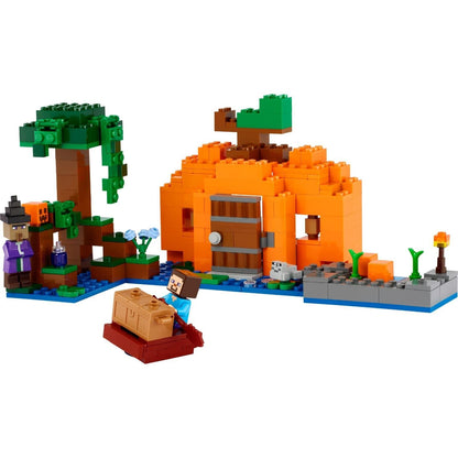 Introducing Lego Minecraft - The Pumpkin Farm with SKU 662124823 recommended for ages + 8 years