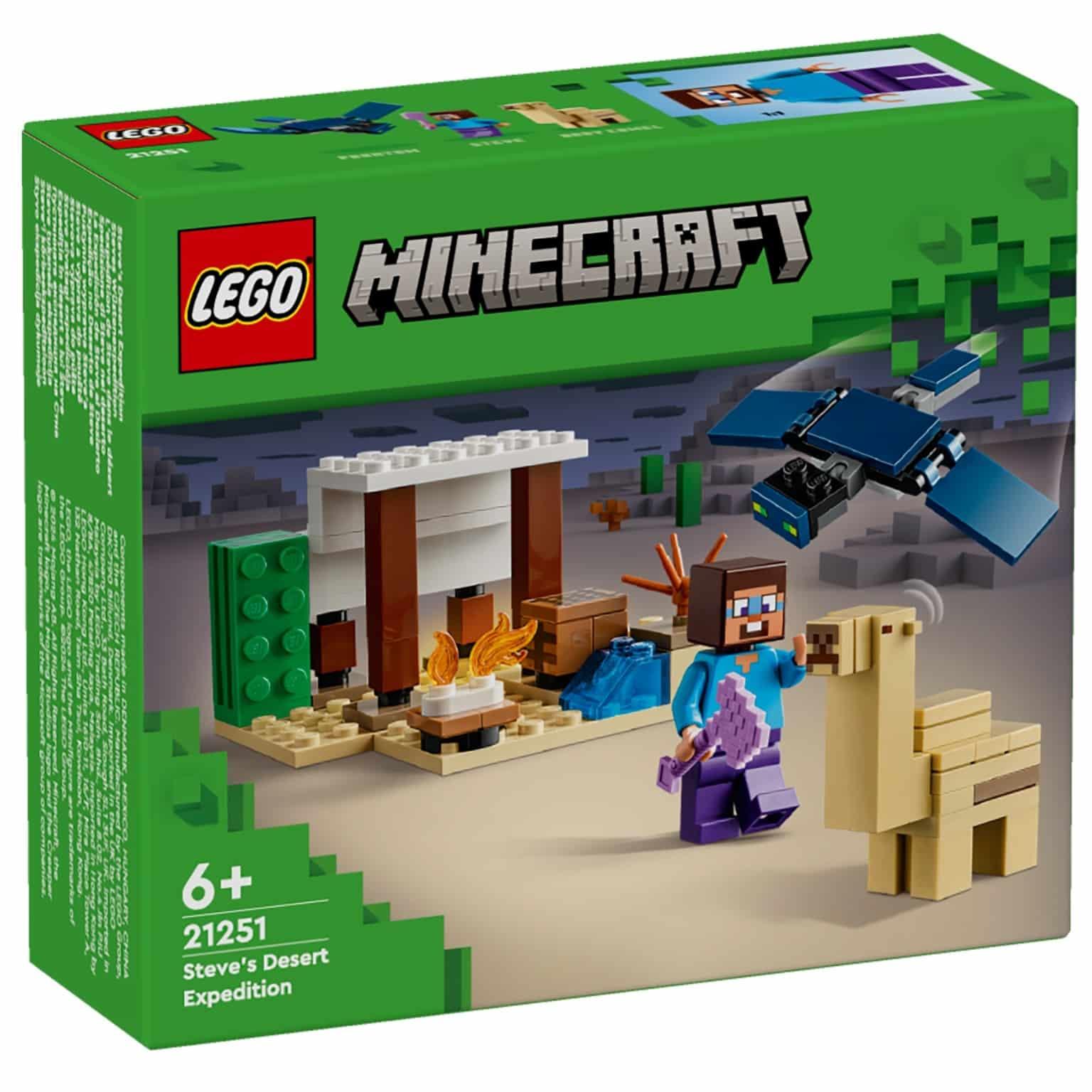 Lego Minecraft - Expedição no Deserto de Steve - Brincatoys