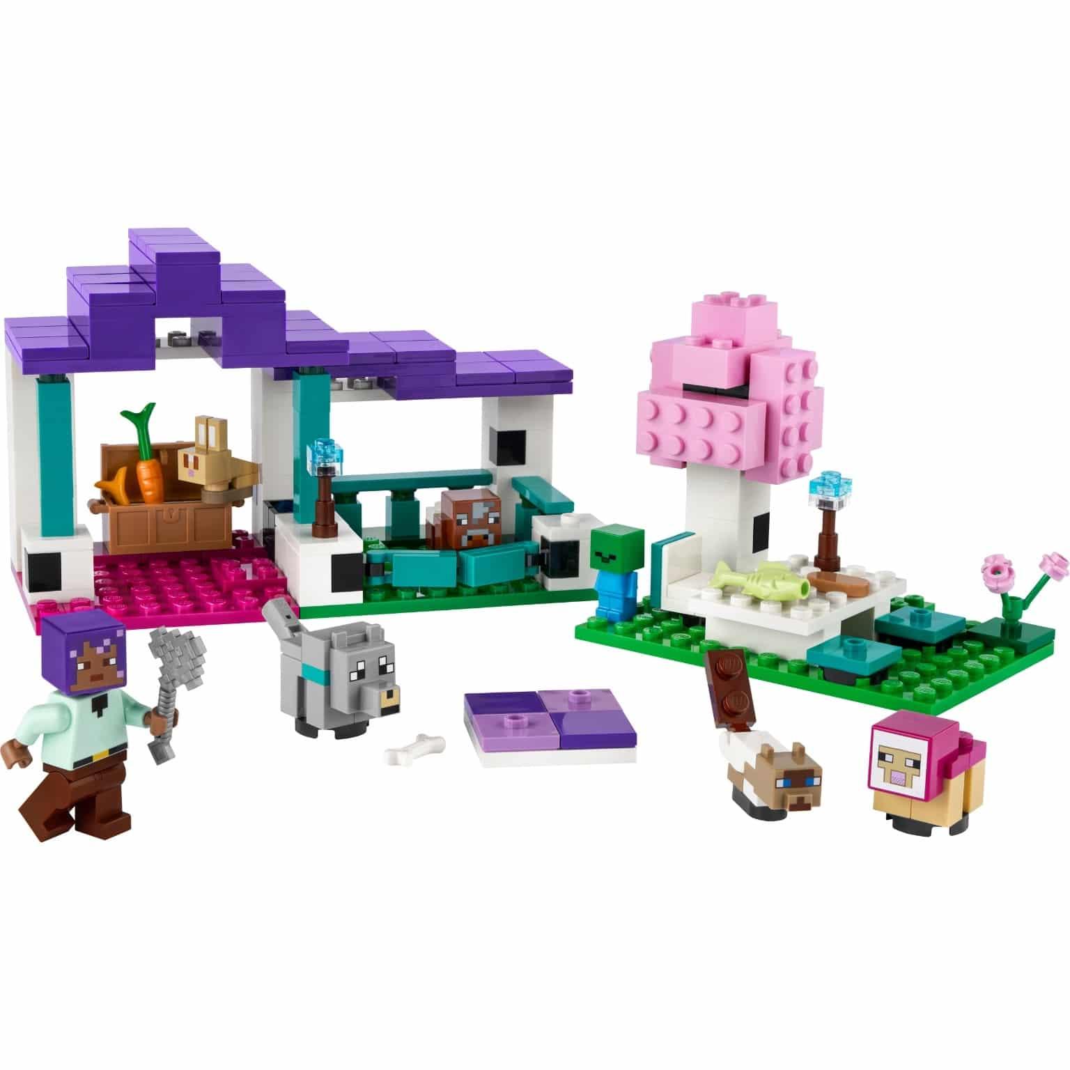 Lego Minecraft - O Santuário dos Animais - Brincatoys