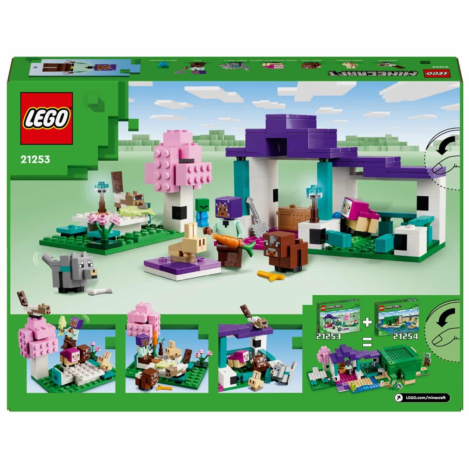 Lego Minecraft - O Santuário dos Animais - Brincatoys