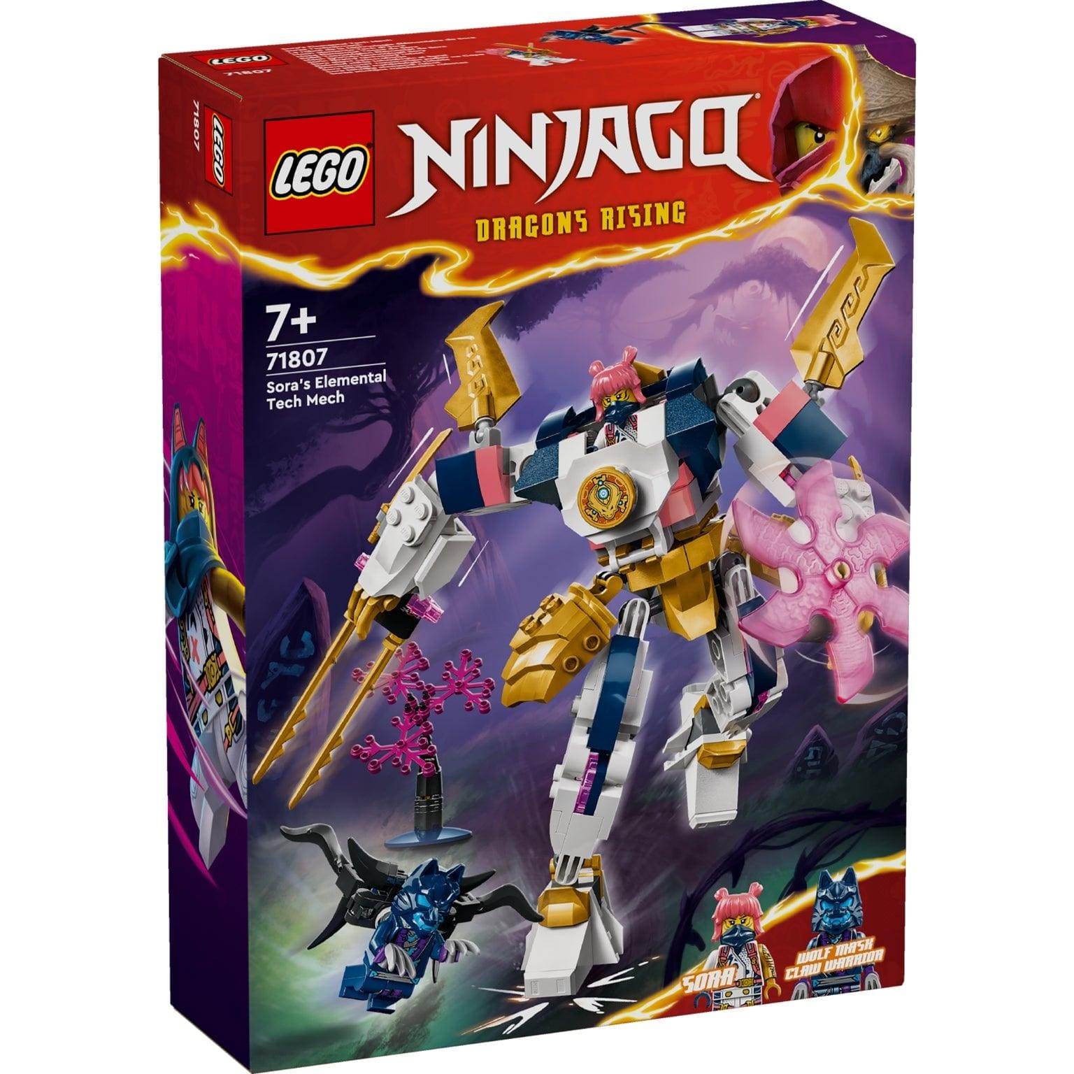 Apresentamos Lego Ninjago 71807 Robô Tecnológico Elemental da Sora com o SKU 667180725 recomendado para + 7 anos