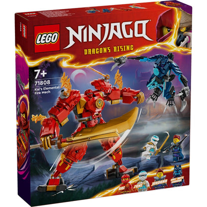 Introducing Lego Ninjago Kai's Elemental Fire Robot with SKU 667180824 recommended for + 7 years