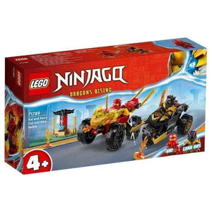 Lego Ninjago - Batalha de Carro e de Mota de Kai e Ras - Brincatoys