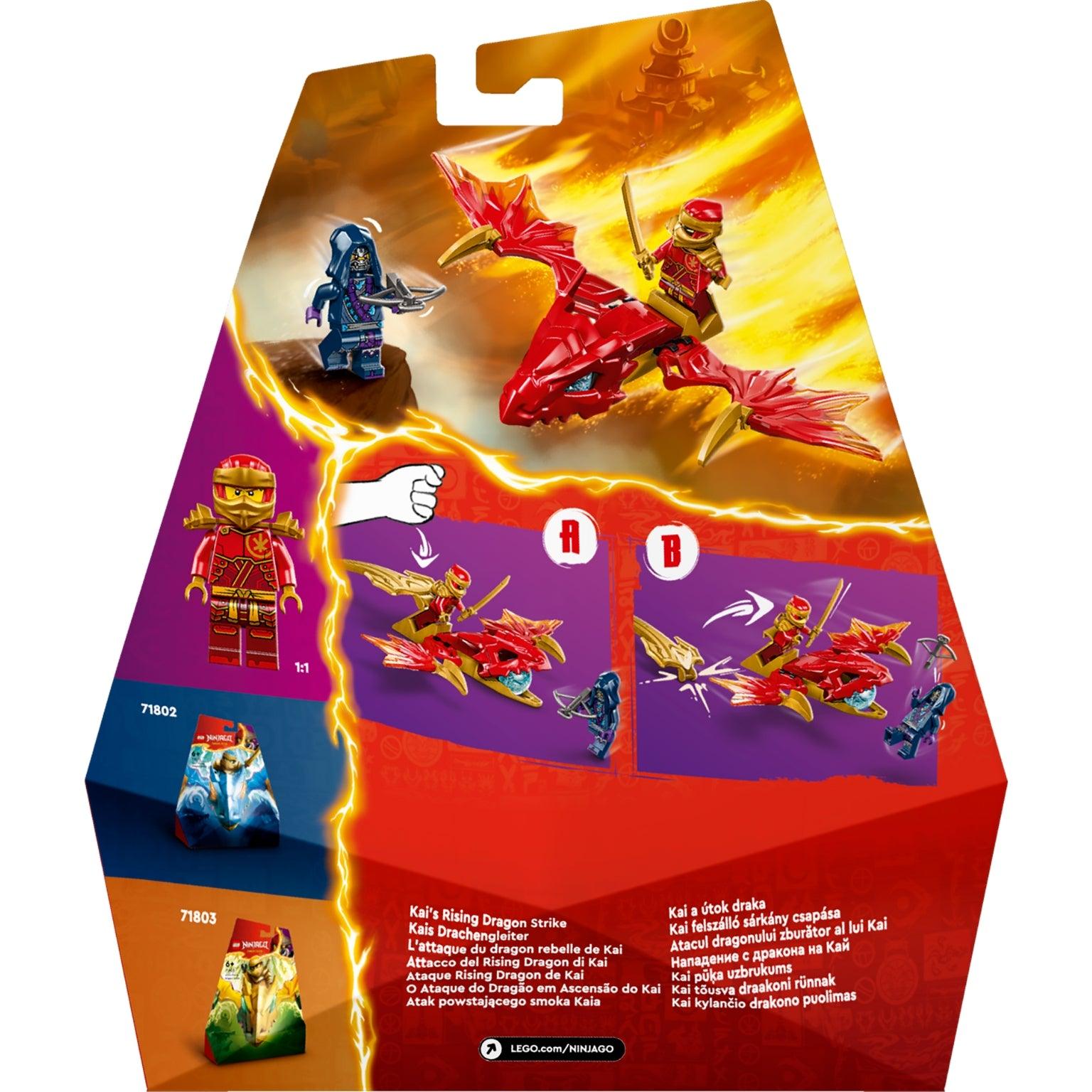 Lego Ninjago O Ataque do Dragão em Ascensão do Kai - Brincatoys